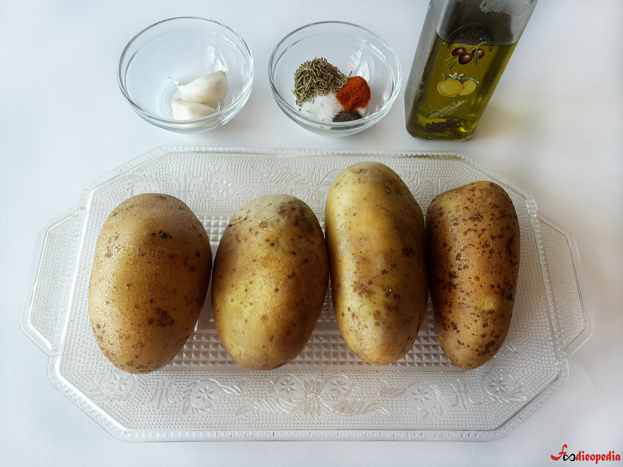 cartofi wedges la cuptor