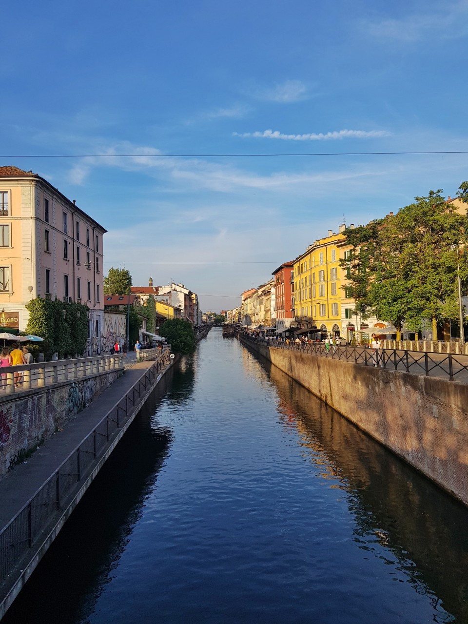 City break in Milano - canalul Navigli - foodieopedia.ro