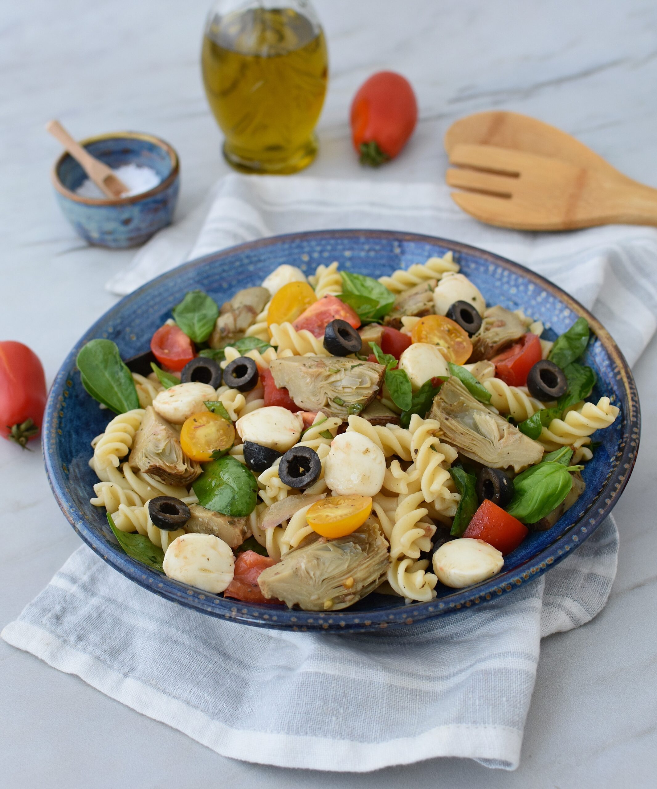 Salata de paste cu anghinare (2) - Foodieopedia.ro